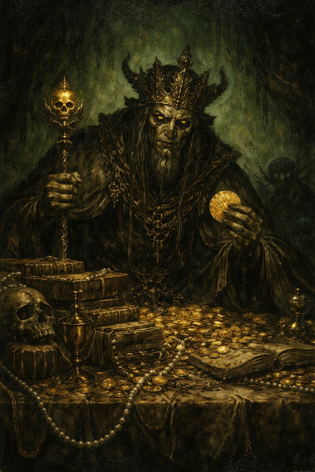 Clauneck — Demon of Wealth from the Grimorium Verum