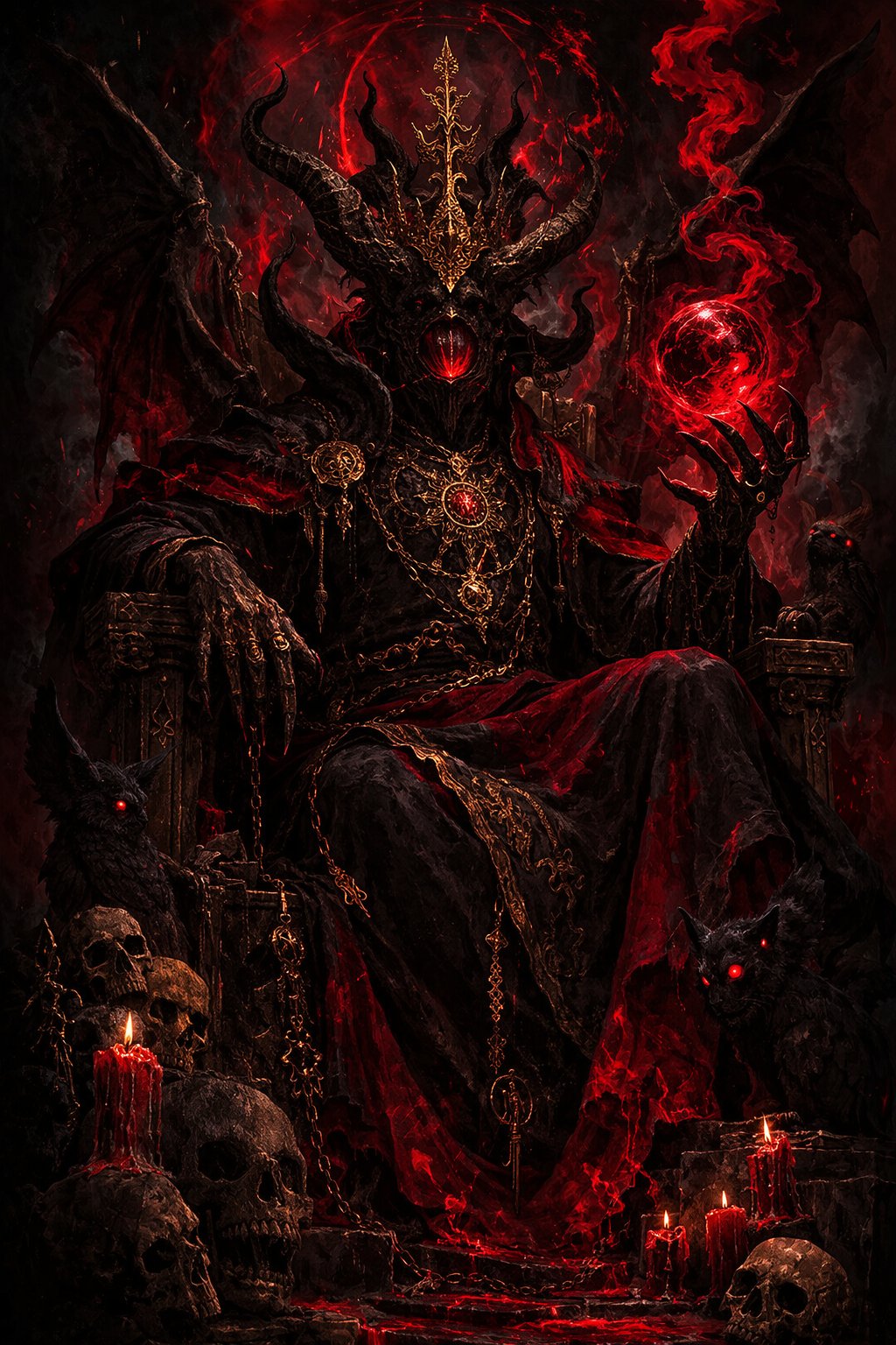 King Paimon — Goetic King of the Infernal Hierarchy
